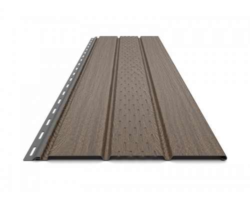 Софит с центральной перфорацией Budmat (Орех)