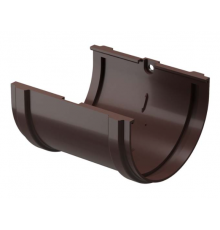 Соединитель желобов Döcke PREMIUM (Каштан)