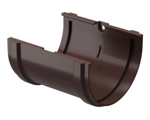 Соединитель желобов Döcke PREMIUM (Каштан)