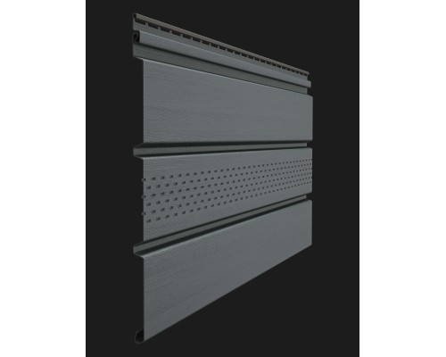 Софит с центральной перфорацией Döcke PREMIUM (Графит)