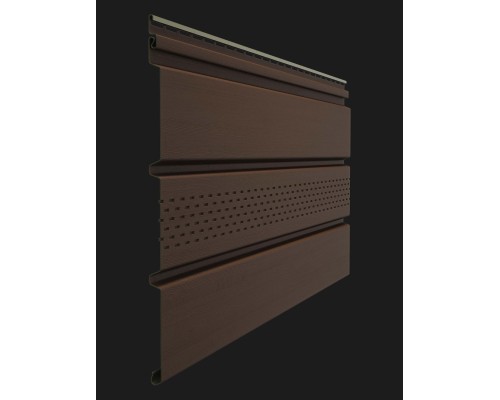 Софит с центральной перфорацией Döcke PREMIUM (Каштан)