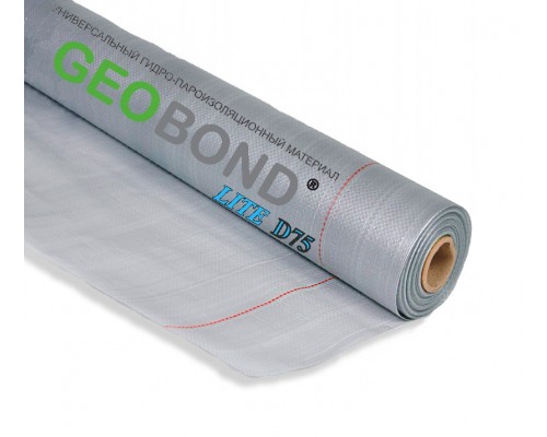 Универсальная гидро-пароизоляционная пленка GEOBOND LITE D75, 30м2
