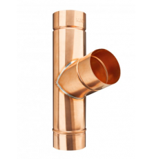 Тройник водосточной трубы медный KJG