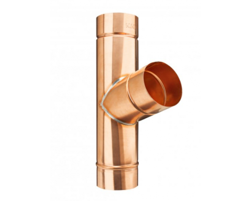 Тройник водосточной трубы медный KJG