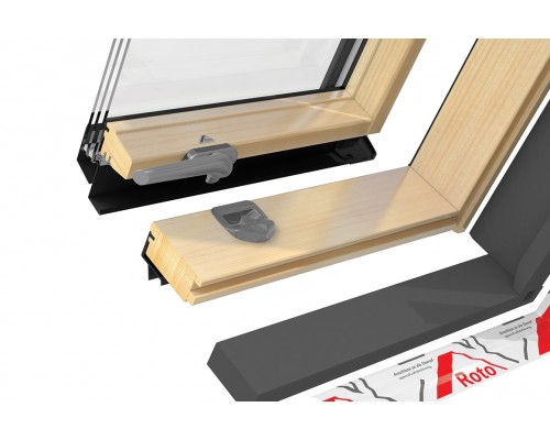 Мансардное окно с поднятой осью поворота ROTO Designo R79 H