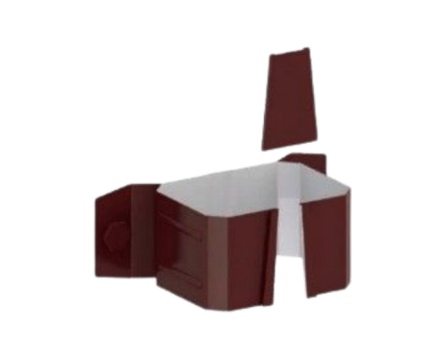 Держатель трубы МП БЮДЖЕТ 76х102 (на дерево)