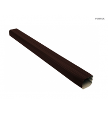 Труба прямоугольная Vortex Matt 1м