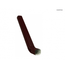 Труба прямоугольная с коленом Vortex Matt 3м