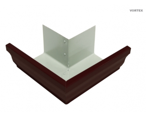 Угол желоба внешний Vortex Matt 90гр 127мм