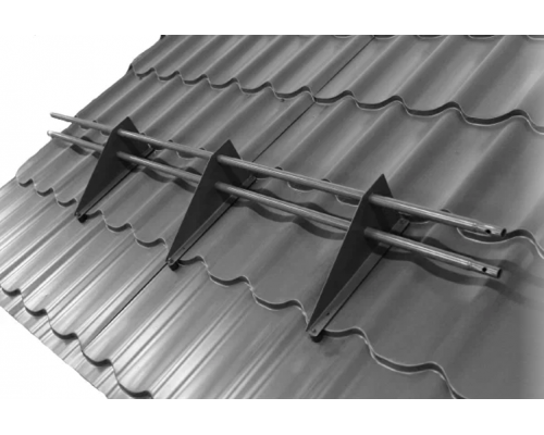 Снегозадержатель трубчатый для металлочерепицы Эконом (3м)