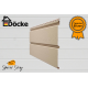 Сайдинг Docke PREMIUM Брус D6S (Крем-Брюле)