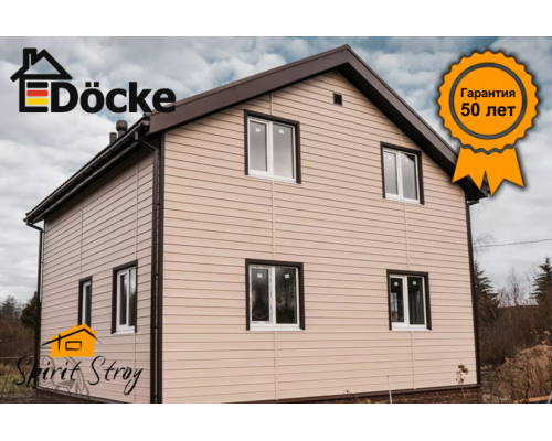 Сайдинг Docke PREMIUM Брус D6S (Крем-Брюле)
