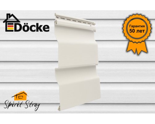 Сайдинг Döcke PREMIUM "Корабельный брус" D4.5D (Пломбир)