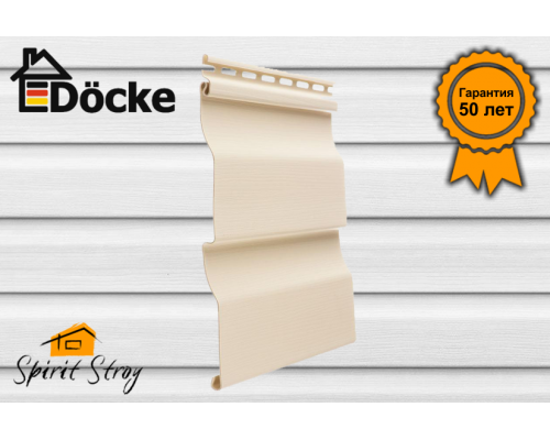 Сайдинг Döcke PREMIUM "Корабельный брус" D4.5D (Сливки)