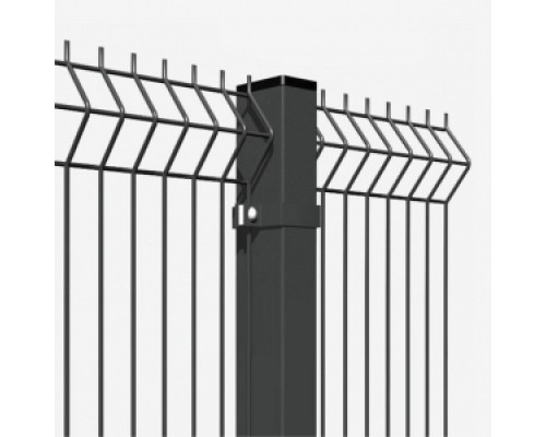 Панель 3D заборная 3/4мм; 1530х2500; яч.200/50; Оц + Полимер графит